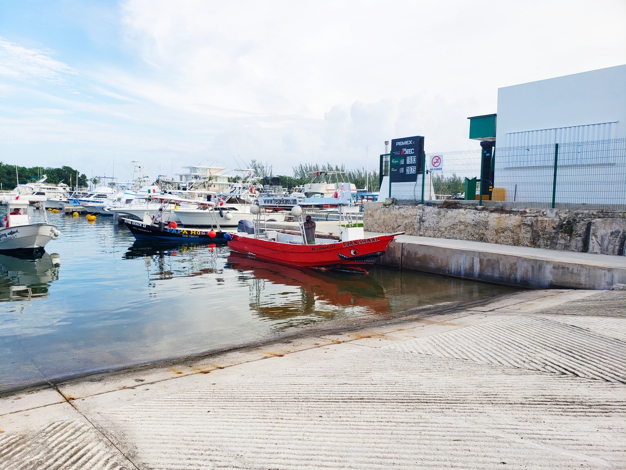 Cozumel Marina Location - Tres Pelicanos Dive Center